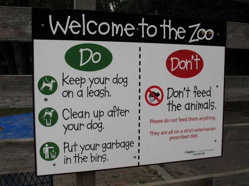 High Park Zoo Entrance